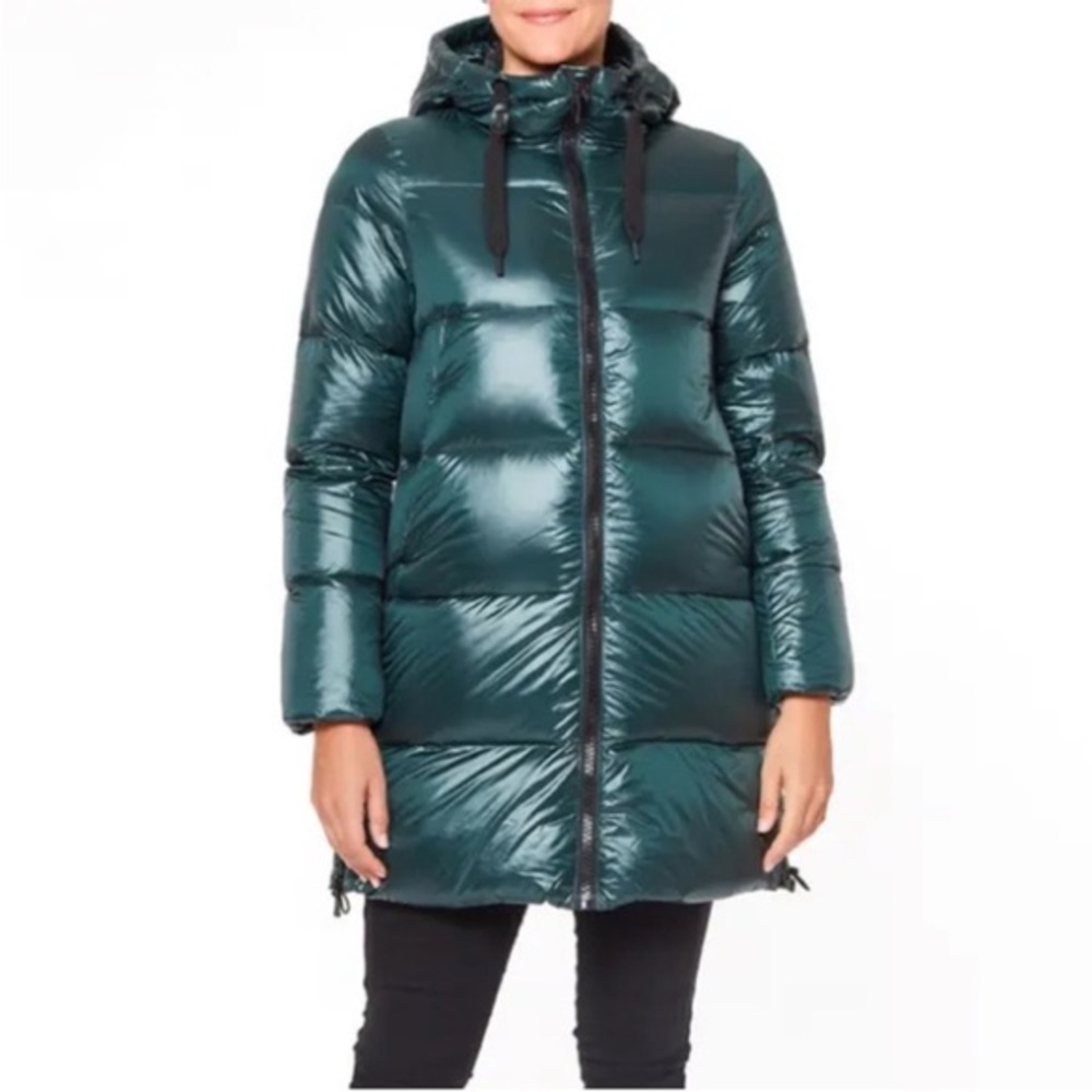 STYLUS Emerald Green Gables Down Puffer Coat